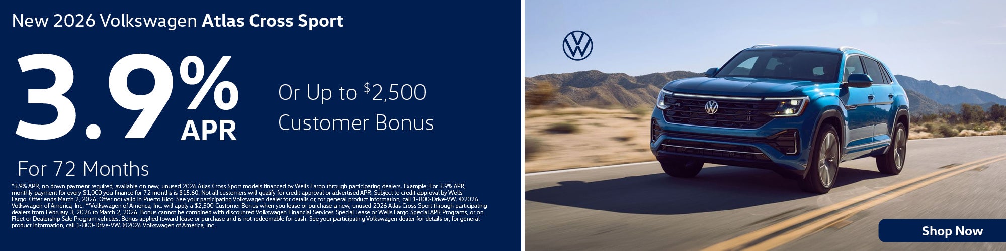 2026 Atlas Cross Sport